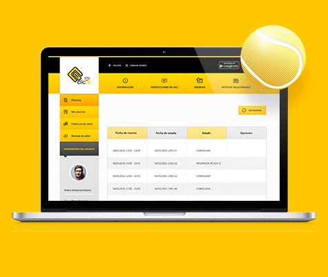 Plataforma para la reserva de instalaciones deportivas
